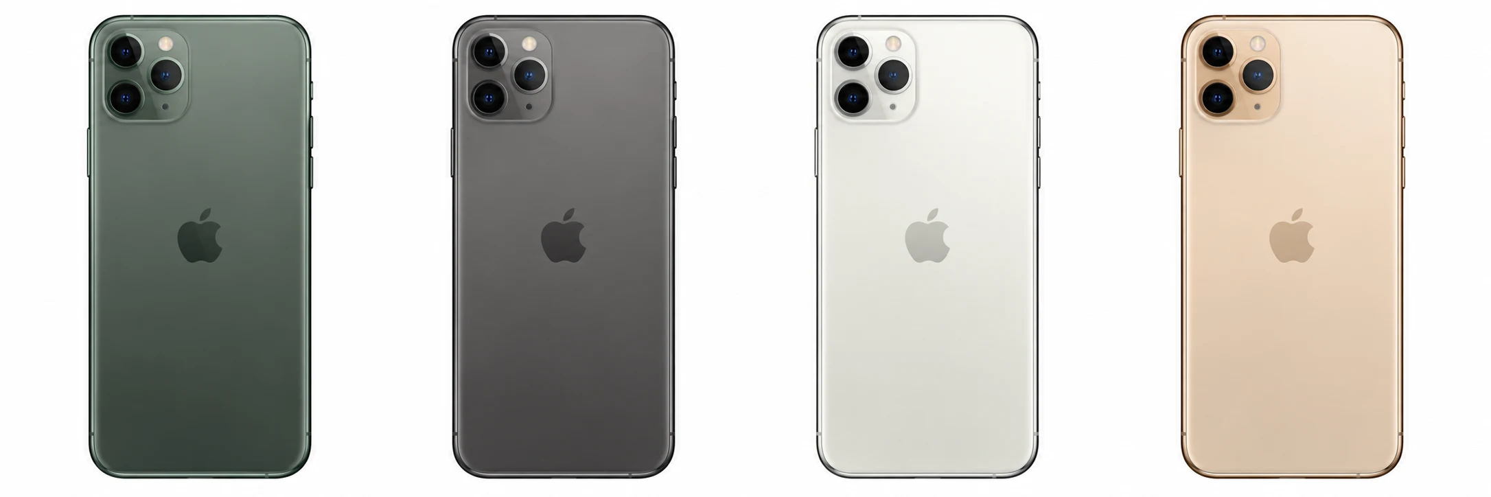 iPhone 11 Pro Max na cor Verde-meia-noite